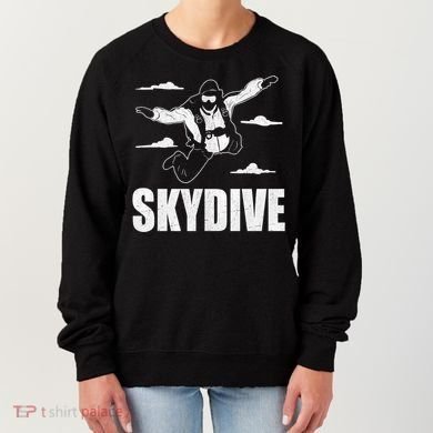 Funny Skydiving Design Skydive Sky Diving Skydiver Gift Women's Sweatshirt