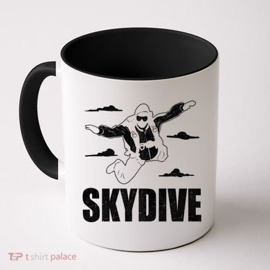 Funny Skydiving Design Skydive Sky Diving Skydiver Gift Coffee Mug