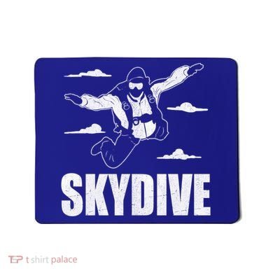 Funny Skydiving Design Skydive Sky Diving Skydiver Gift Mousepad