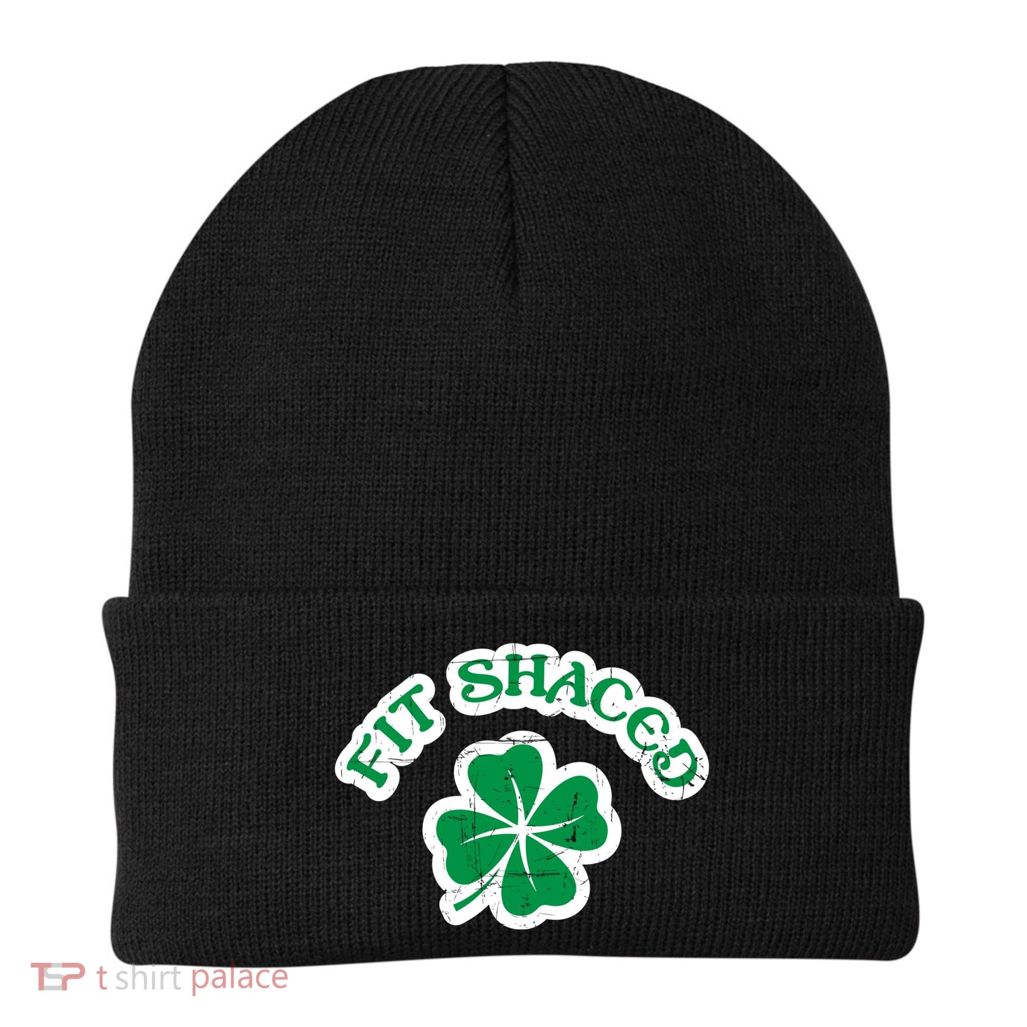 Fit Shaced Drinking St Patricks Drink Paddys Day Team Beanie
