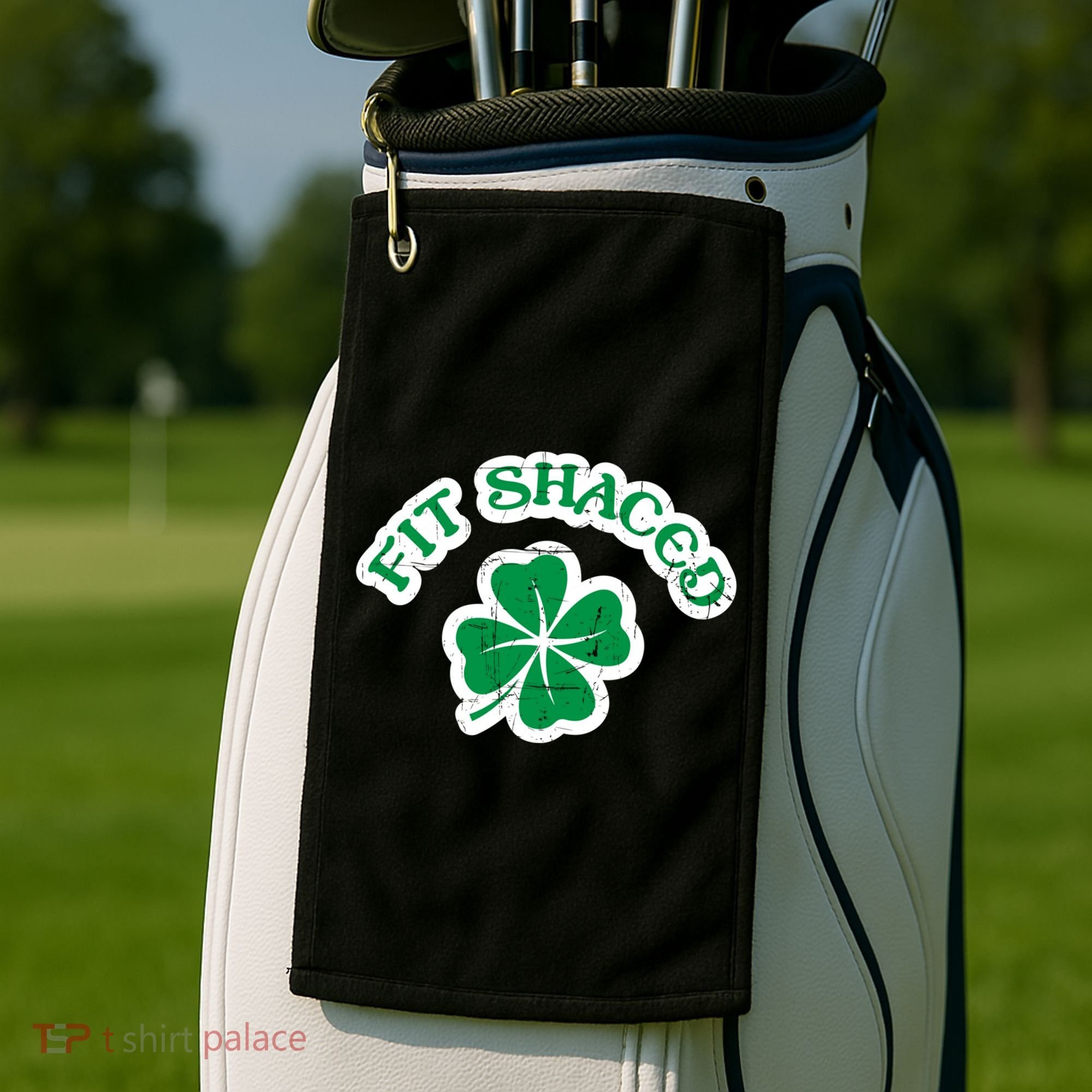Fit Shaced Drinking St Patricks Drink Paddys Day Team Golf Towel