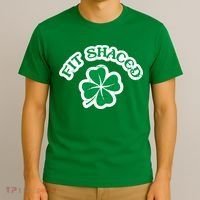 Fit Shaced Drinking St Patricks Drink Paddys Day Team T-Shirt thumb 3