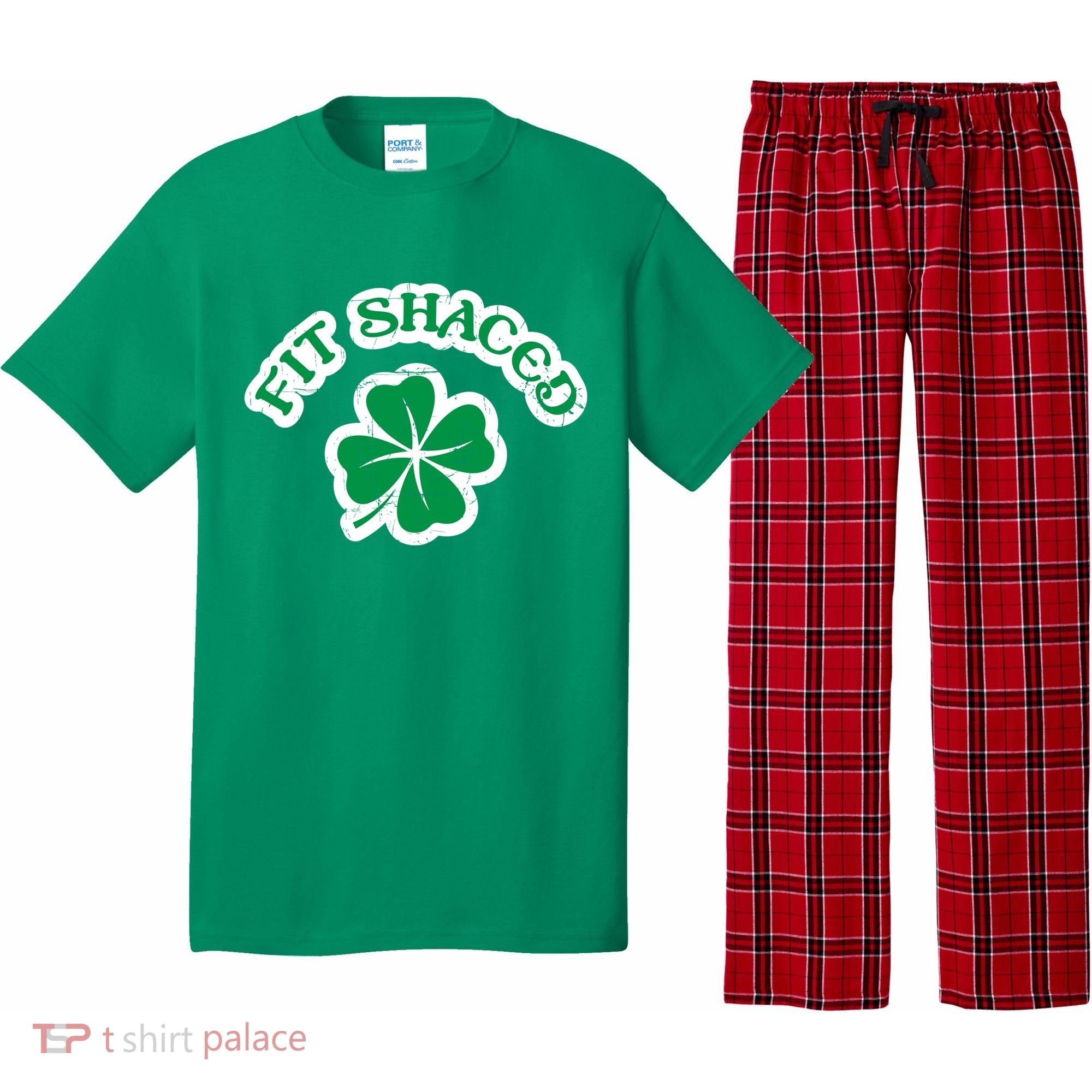 Fit Shaced Drinking St Patricks Drink Paddys Day Team Pajama Set