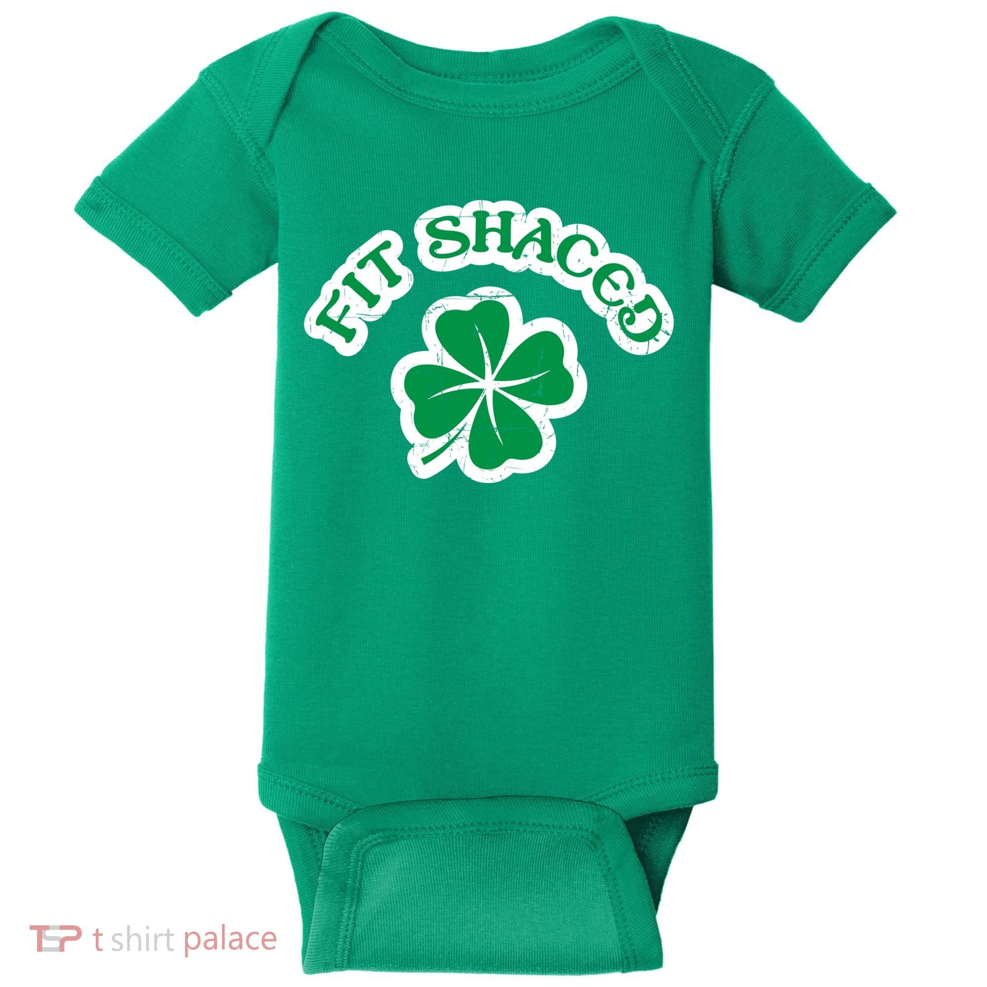 Fit Shaced Drinking St Patricks Drink Paddys Day Team Baby Bodysuit