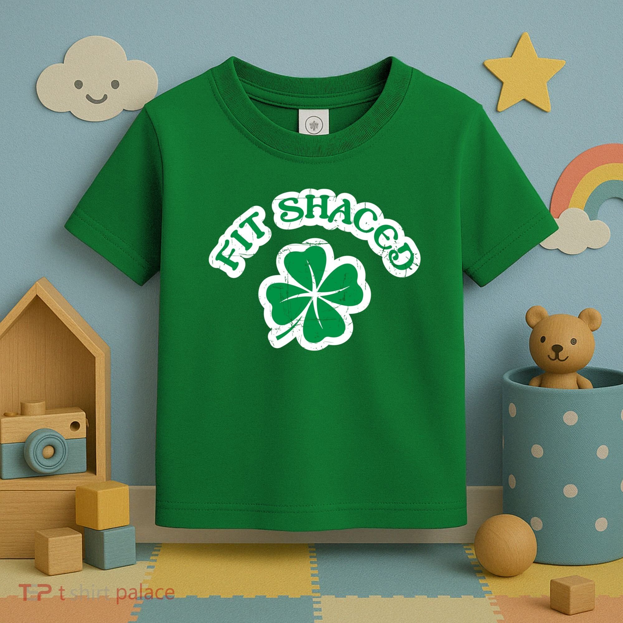 Fit Shaced Drinking St Patricks Drink Paddys Day Team Toddler T-Shirt