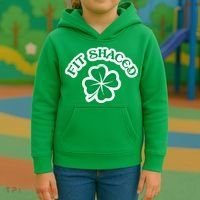 Fit Shaced Drinking St Patricks Drink Paddys Day Team Kids Hoodie thumb 3