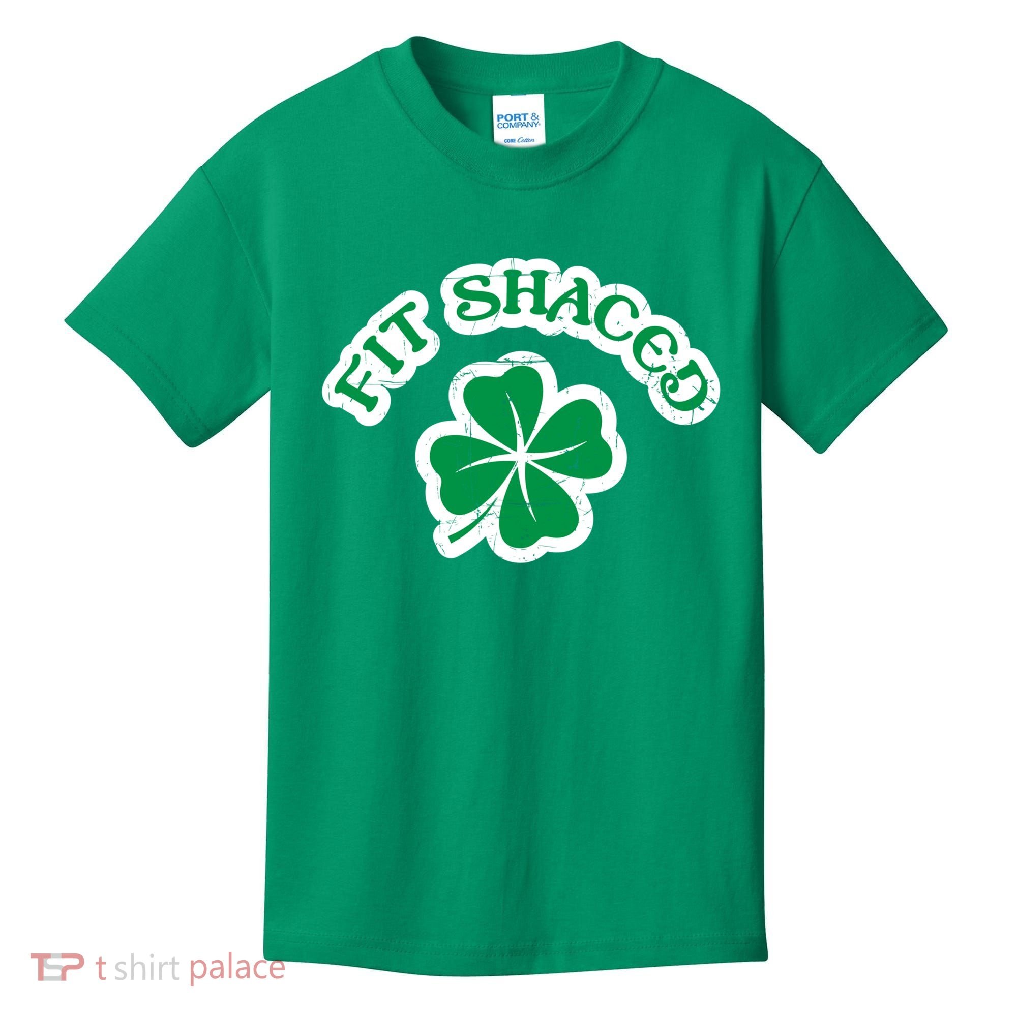 Fit Shaced Drinking St Patricks Drink Paddys Day Team Kids T-Shirt