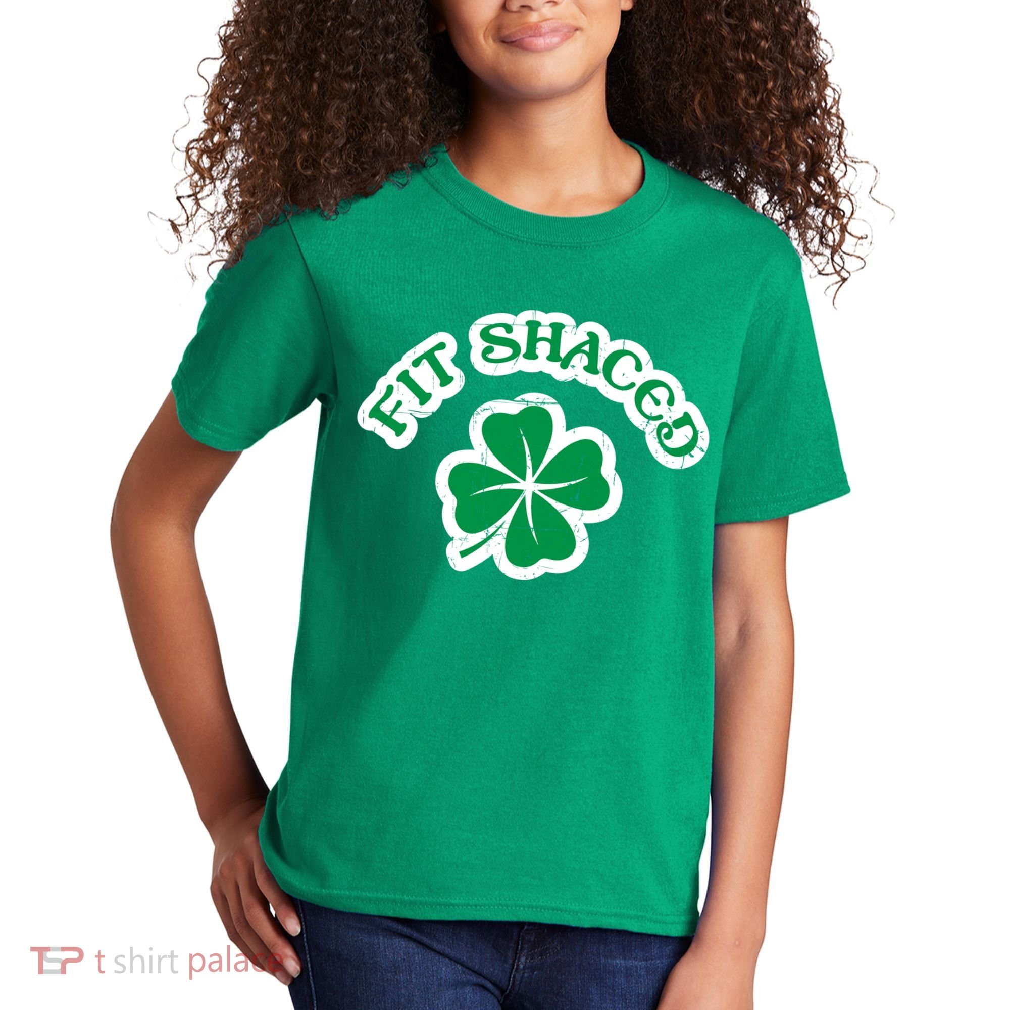 Fit Shaced Drinking St Patricks Drink Paddys Day Team Kids T-Shirt