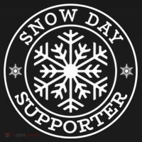 Funny Snow Day Supporter Teacher Student Winter Snowflake Cute Gift Ornament thumb 1