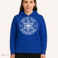 Funny Snow Day Supporter Teacher Student Winter Snowflake Cute Gift Hoodie thumb 5