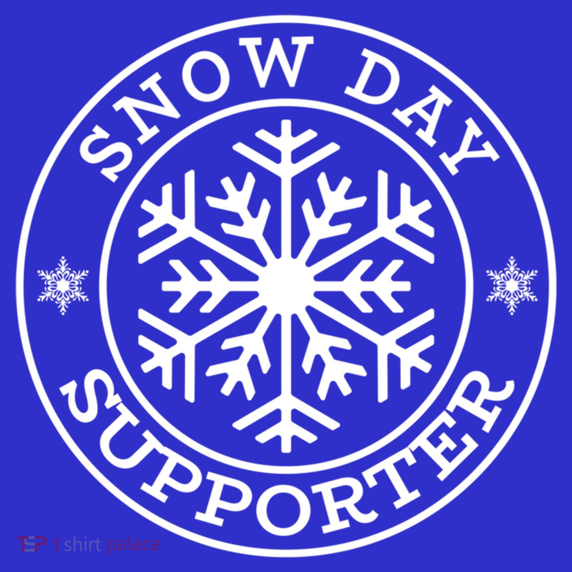 Funny Snow Day Supporter Teacher Student Winter Snowflake Cute Gift Apron