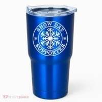 Funny Snow Day Supporter Teacher Student Winter Snowflake Cute Gift Tumbler thumb 0