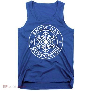 Funny Snow Day Supporter Teacher Student Winter Snowflake Cute Gift Tank Top