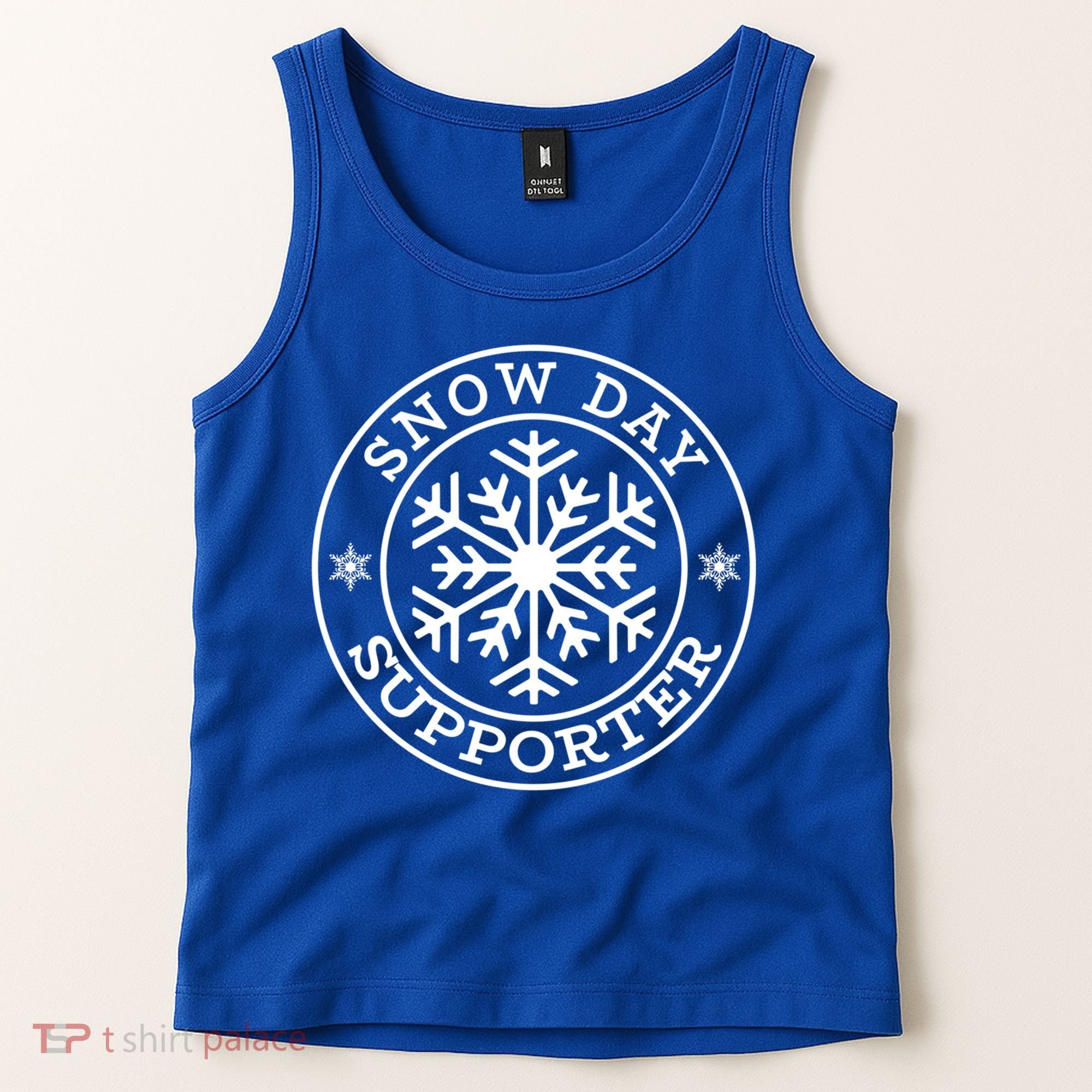 Funny Snow Day Supporter Teacher Student Winter Snowflake Cute Gift Tank Top