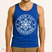 Funny Snow Day Supporter Teacher Student Winter Snowflake Cute Gift Tank Top thumb 3