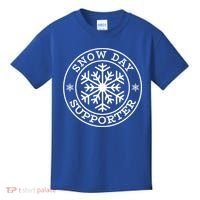 Funny Snow Day Supporter Teacher Student Winter Snowflake Cute Gift Kids T-Shirt thumb 0