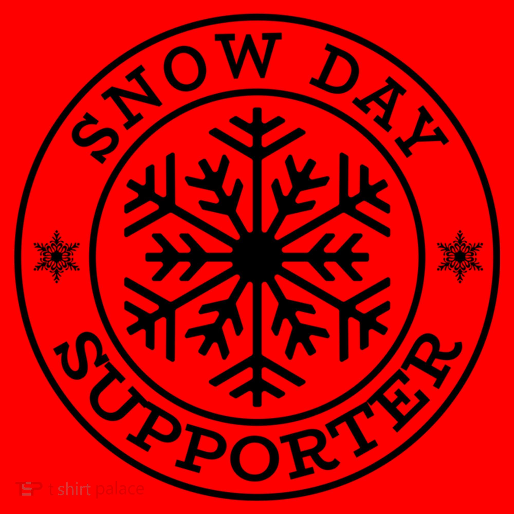 Funny Snow Day Supporter Teacher Student Winter Snowflake Cute Gift Santa Hat