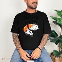 Funny Sushi Dreams Salmon Lovers Cat Dream Women Comfort Colors T-Shirt thumb 3