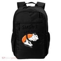 Funny Sushi Dreams Salmon Lovers Cat Dream Women Backpack thumb 0