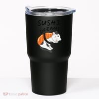 Funny Sushi Dreams Salmon Lovers Cat Dream Women Tumbler thumb 0