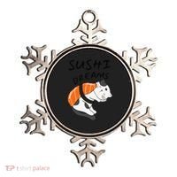 Funny Sushi Dreams Salmon Lovers Cat Dream Women Ornament thumb 0