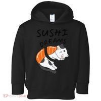 Funny Sushi Dreams Salmon Lovers Cat Dream Women Toddler Hoodie thumb 0