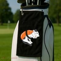 Funny Sushi Dreams Salmon Lovers Cat Dream Women Golf Towel thumb 2