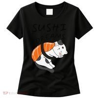 Funny Sushi Dreams Salmon Lovers Cat Dream Women Women's T-Shirt thumb 0