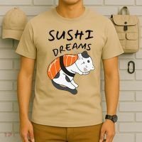Funny Sushi Dreams Salmon Lovers Cat Dream Women T-Shirt thumb 6