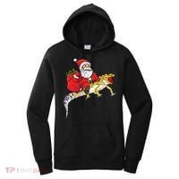 Fun Santa Delivering Presents On Leopard Gecko Lizard Gift Women's Hoodie thumb 0