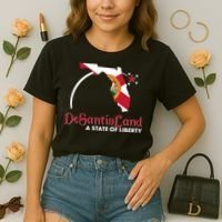 Florida State DeSantisLand A State Of Liberty Comfort Colors Boxy T-Shirt thumb 2