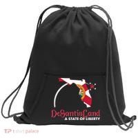 Florida State DeSantisLand A State Of Liberty Sweatshirt Cinch Pack Bag thumb 0