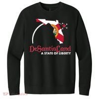Florida State DeSantisLand A State Of Liberty V.I.T. Fleece Crew Sweatshirt thumb 0