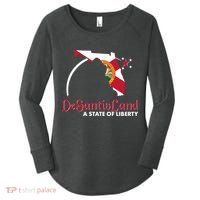 Florida State DeSantisLand A State Of Liberty Women's Perfect Tri Tunic Long Sleeve Shirt thumb 0