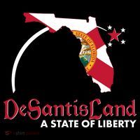 Florida State DeSantisLand A State Of Liberty Women's Hoodie thumb 2