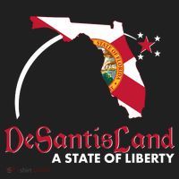 Florida State DeSantisLand A State Of Liberty Golf Towel thumb 3