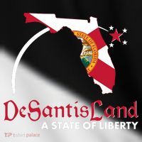 Florida State DeSantisLand A State Of Liberty Toddler Fine Jersey T-Shirt thumb 2