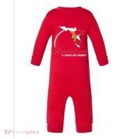 Florida State DeSantisLand A State Of Liberty Infant Fleece One Piece thumb 0