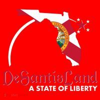 Florida State DeSantisLand A State Of Liberty Coaster thumb 2