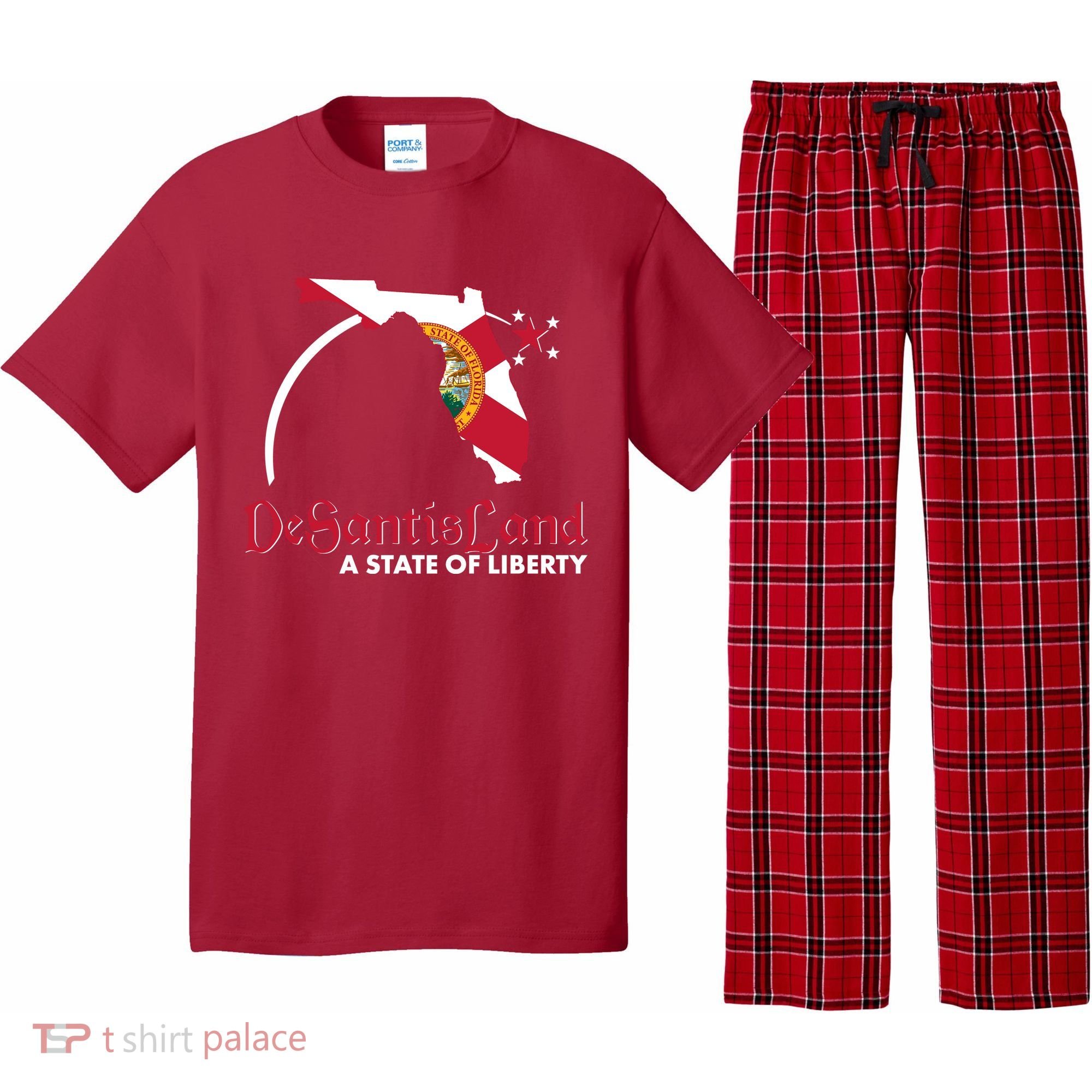 Florida State DeSantisLand A State Of Liberty Pajama Set