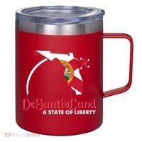 Florida State DeSantisLand A State Of Liberty 12oz Stainless Steel Coffee Mug thumb 0