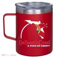 Florida State DeSantisLand A State Of Liberty 12oz Stainless Steel Coffee Mug thumb 2
