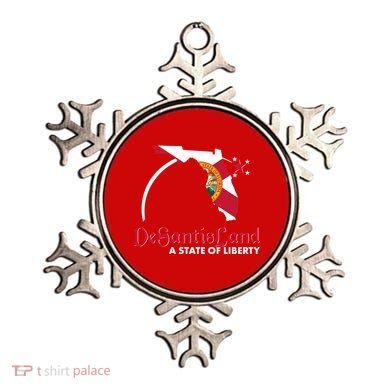 Florida State DeSantisLand A State Of Liberty Ornament