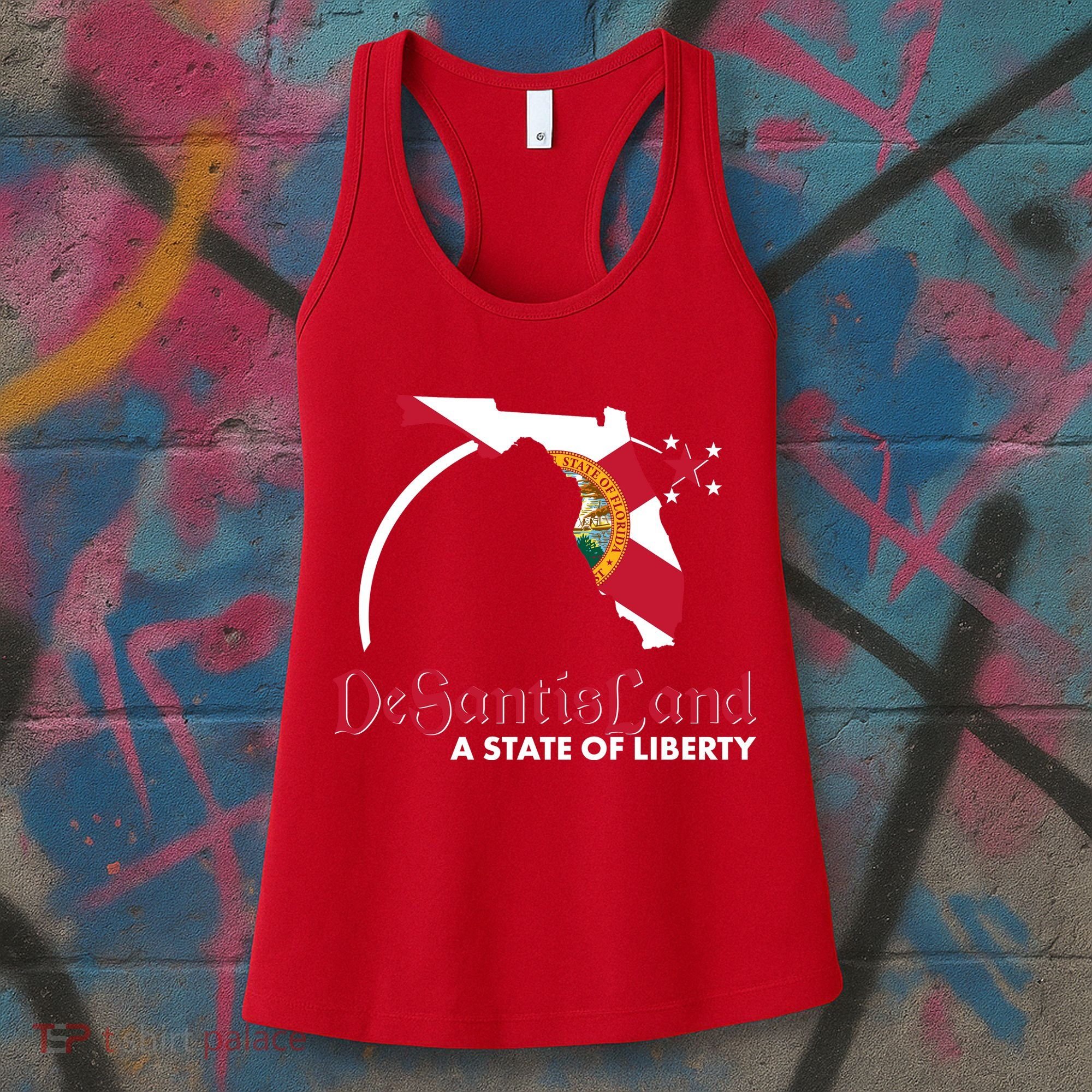 Florida State DeSantisLand A State Of Liberty Women's Tank Top