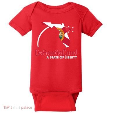 Florida State DeSantisLand A State Of Liberty Baby Bodysuit