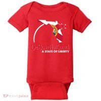 Florida State DeSantisLand A State Of Liberty Baby Bodysuit thumb 0