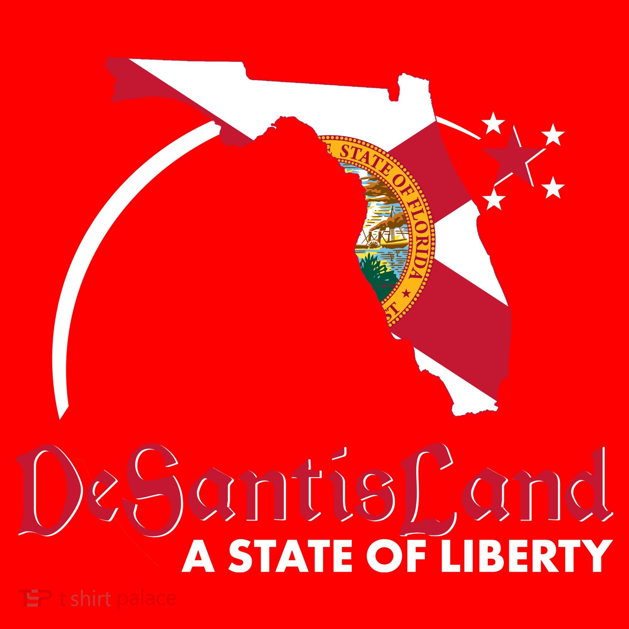 Florida State DeSantisLand A State Of Liberty Baby Bodysuit