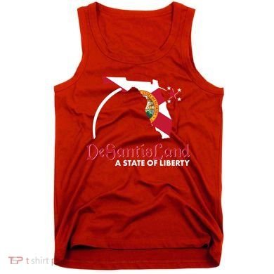 Florida State DeSantisLand A State Of Liberty Tank Top