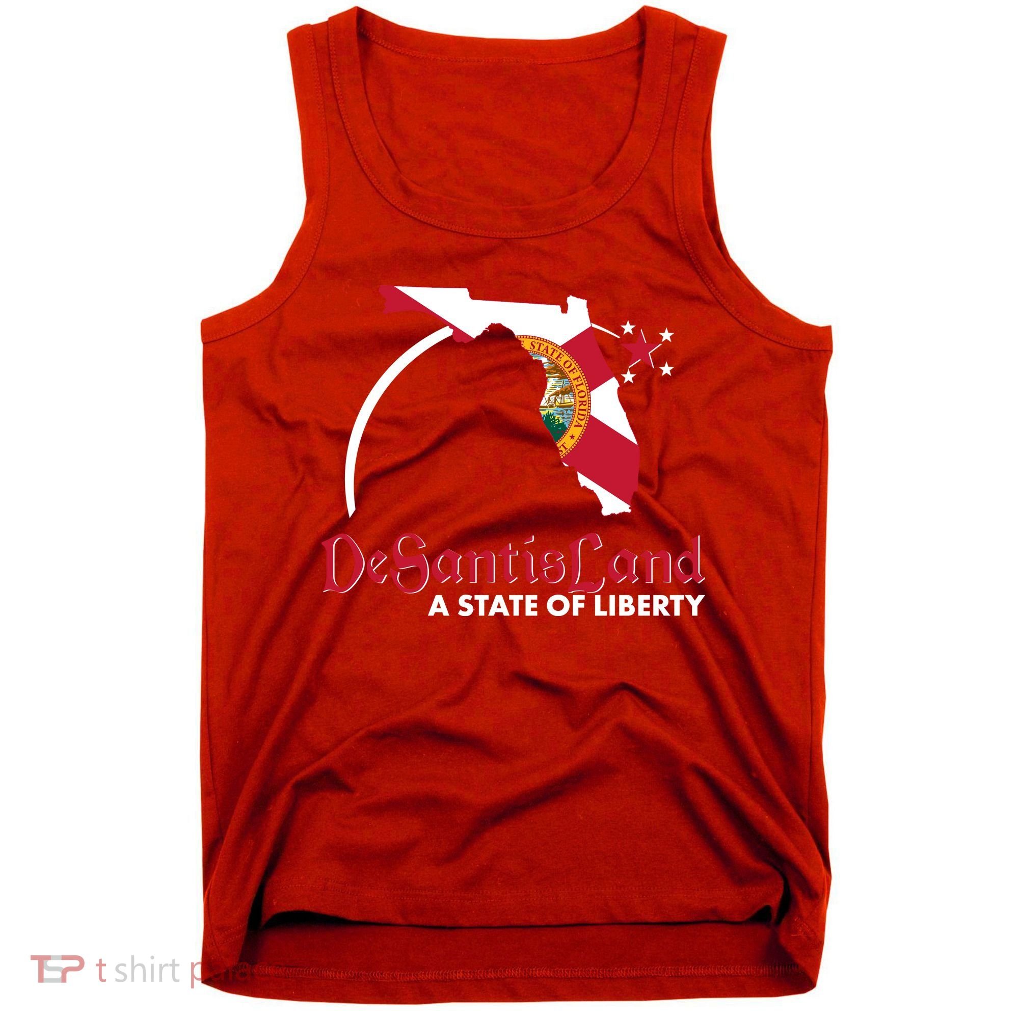 Florida State DeSantisLand A State Of Liberty Tank Top