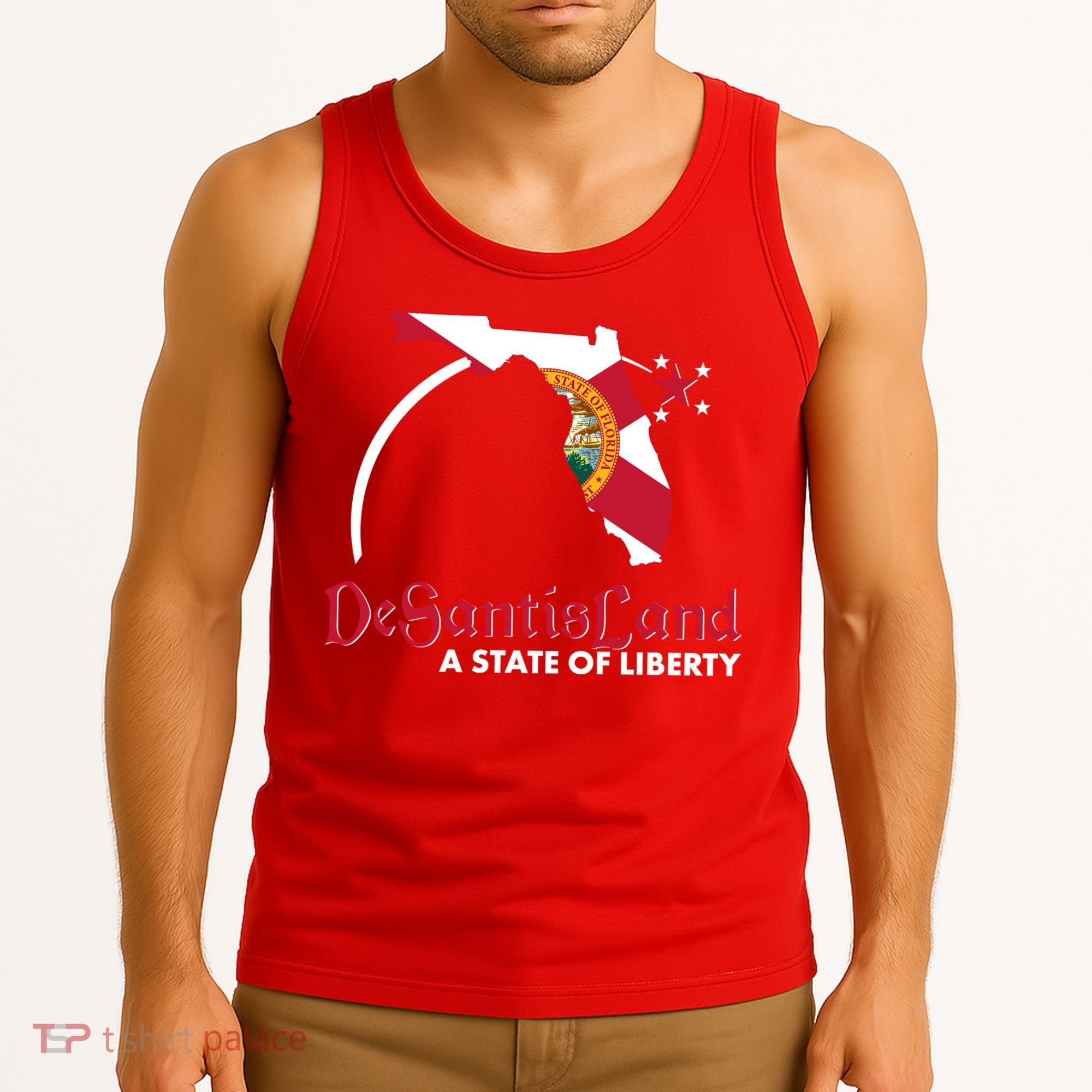 Florida State DeSantisLand A State Of Liberty Tank Top